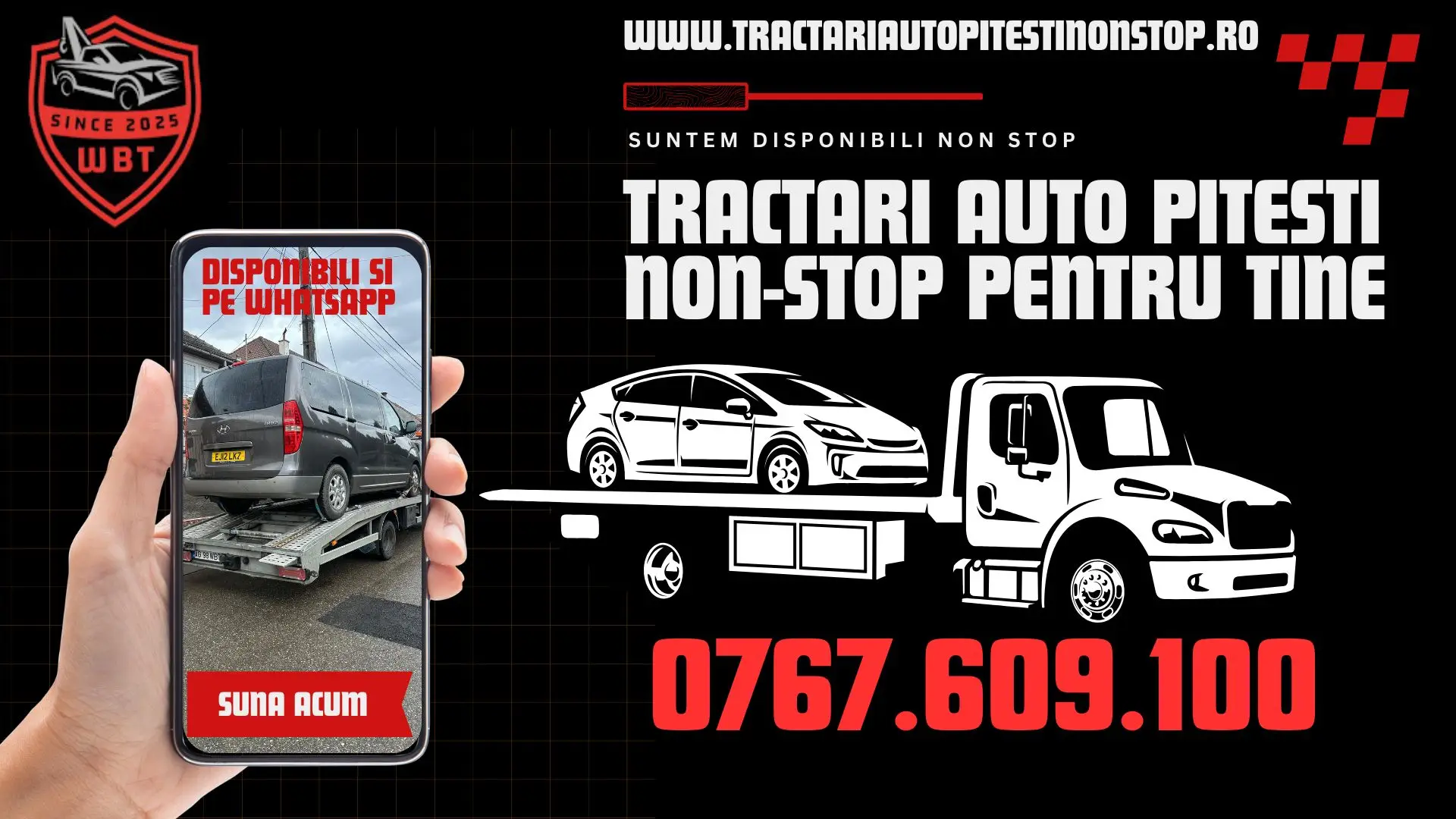 TRACTARI AUTO PITESTI non-stop 24 24